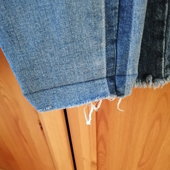 sz 31 LEVI'S Blue skinny high rise ankle JEANS - Picture 5 of 8